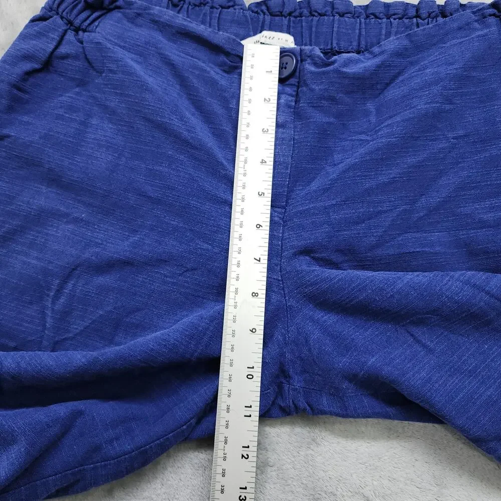 The Nines By Hatch Pant Womens XS Blue‎ Stretch Cotton Twill Crop Airy Maternity